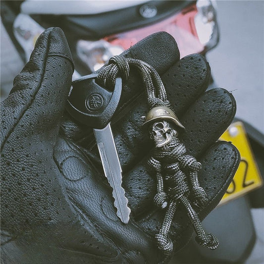 💀✨ Meet Your New Pocket Rebel – The Brass Skeleton Keychain with Soul! ✨💀