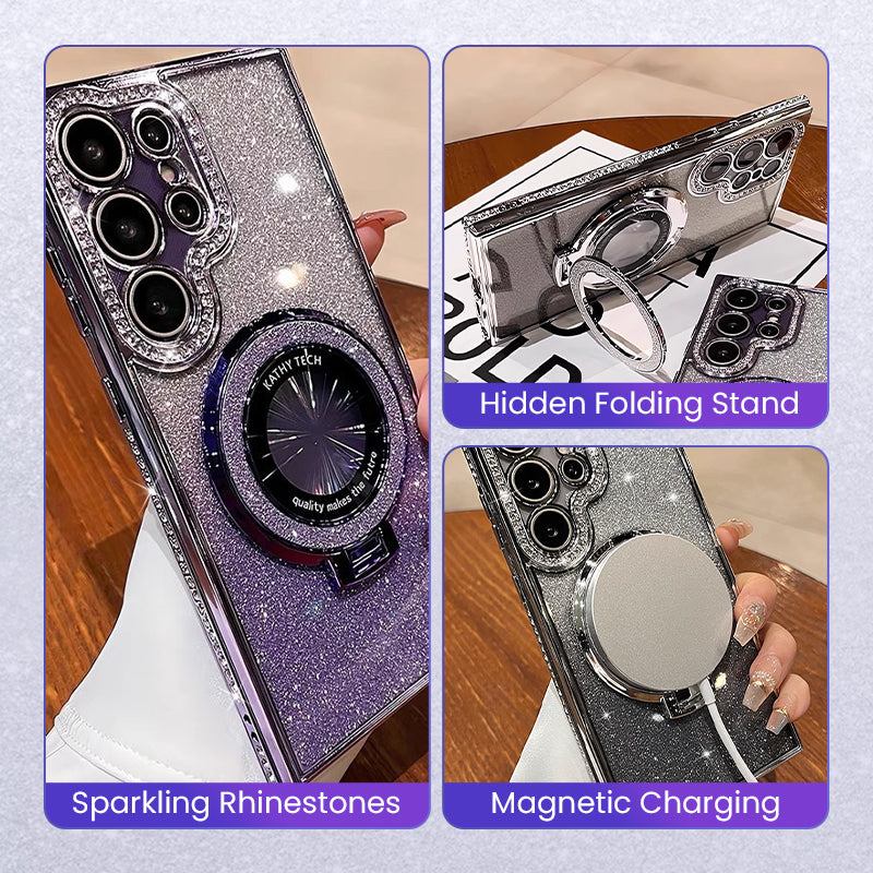 Sparkling Kickstand Case for Samsung S Series - Buy 2: FREE SHIPPING🛫 & 40% OFF 2nd🔥