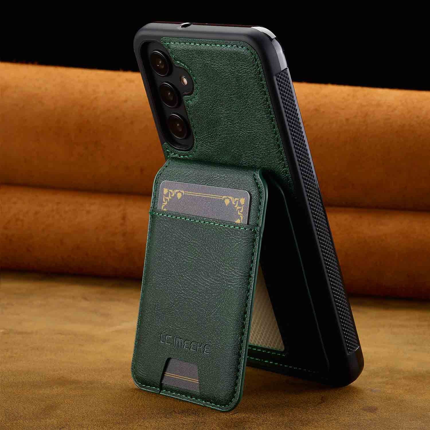 Magnetic Holder Card Case Cover for Samsung S Series