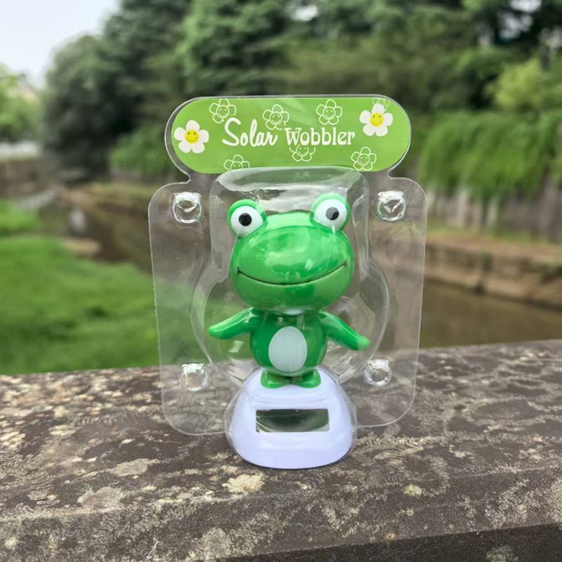 🐸☀️ Meet Your New Happy Buddy! The Solar Wobbling Frog Decor ☀️🐸