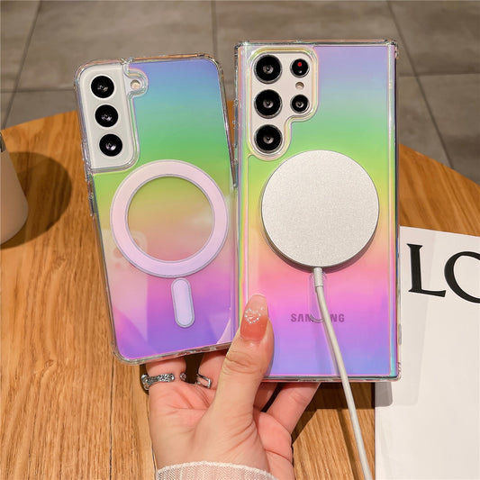 Rainbow Magnets Case Cover for Samsung Flip Fold Serie