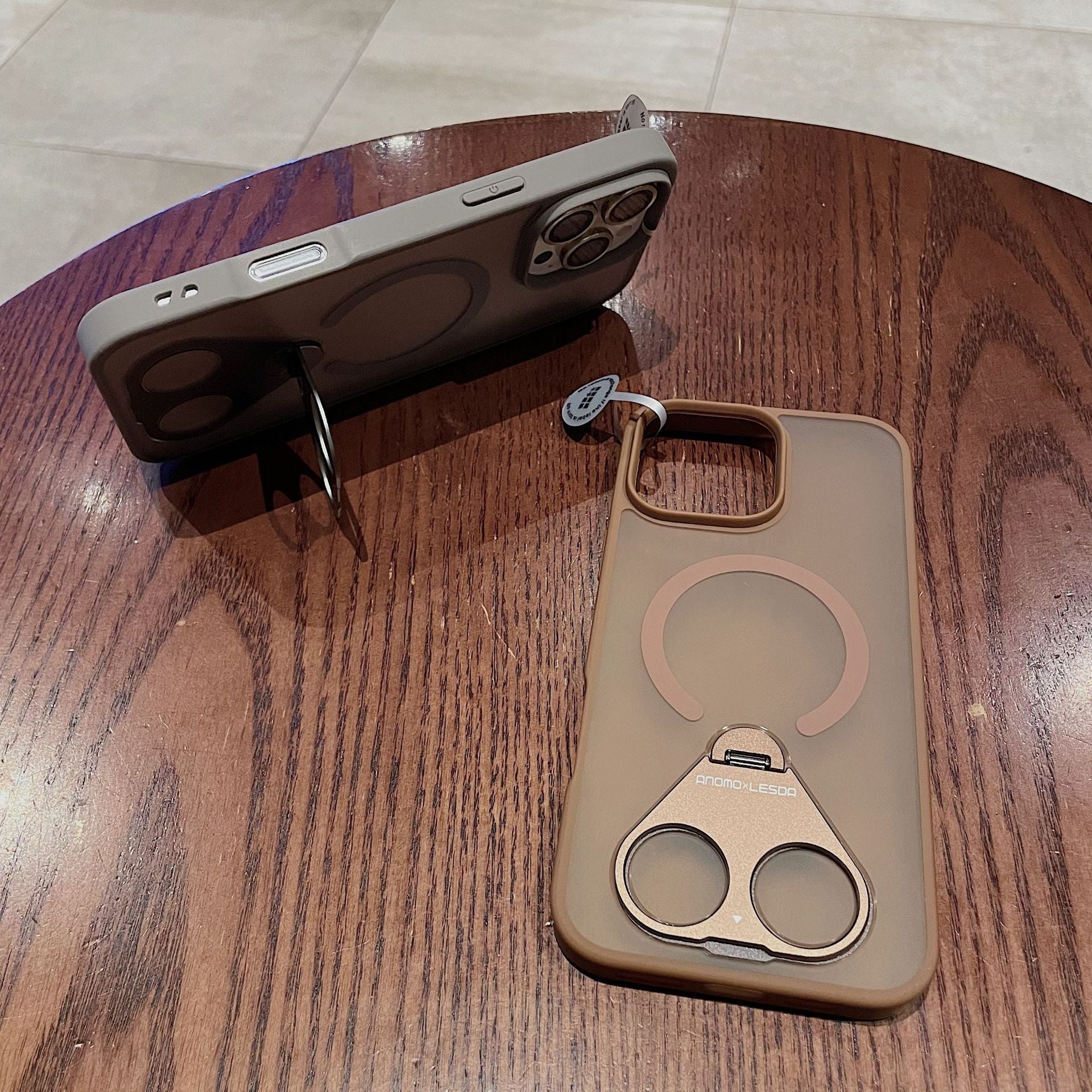 Pull Ring Stand Case Cover for iPhone