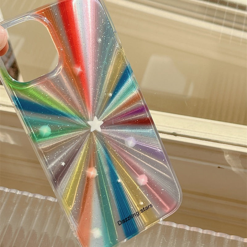 Starlight Highlights Rainbow Shimmer iPhone Case