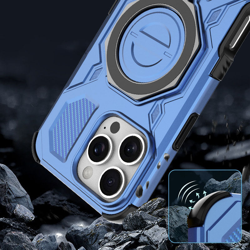 Armored Protective Folding Stand Case Cover for iPhone