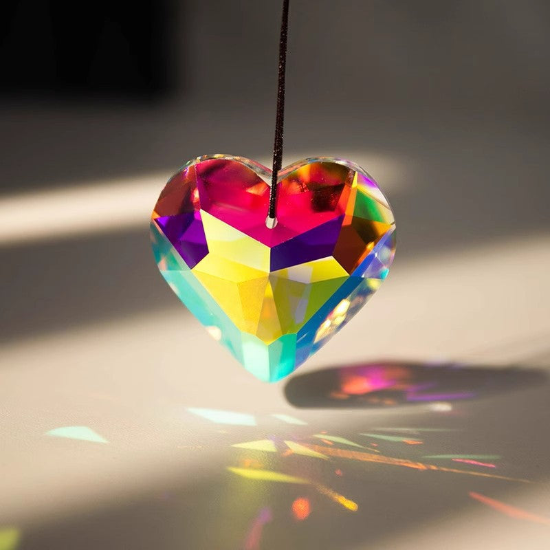 The Crystal Heart Sun Catcher - Where Magic Meets Light