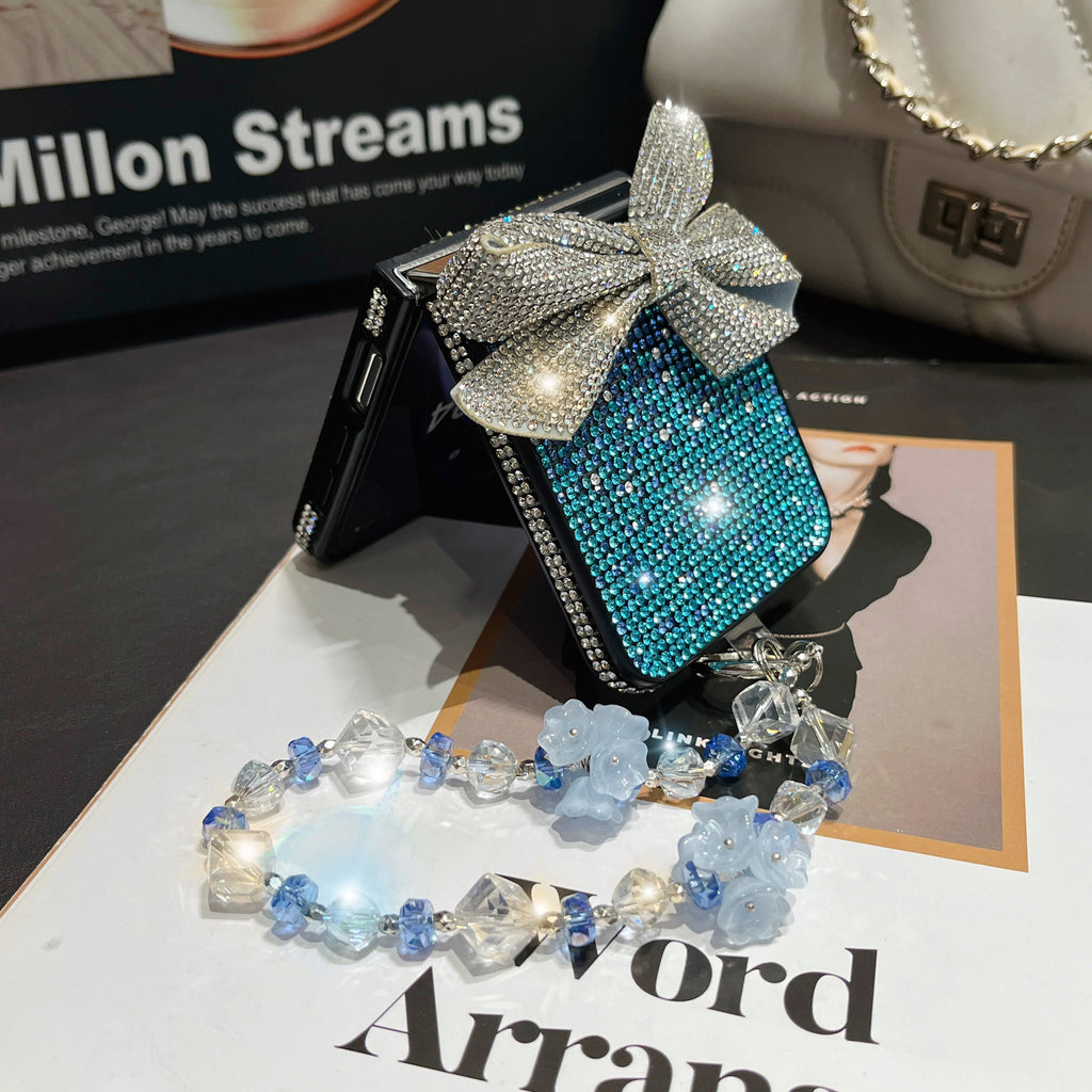 Diamond Ribbon Case Cover for Samsung Flip Series