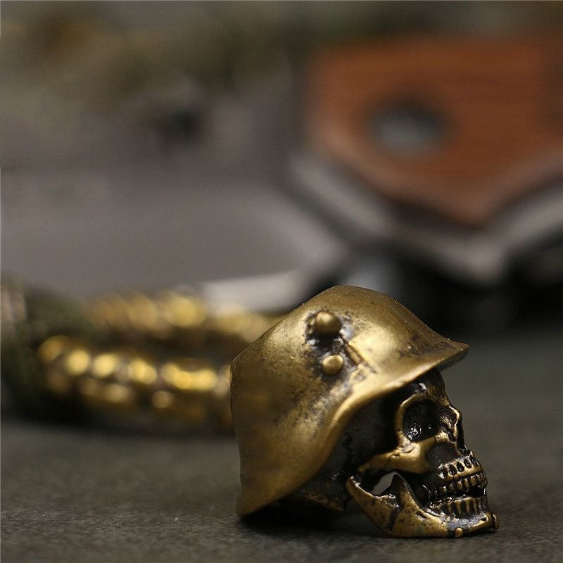 💀✨ Meet Your New Pocket Rebel – The Brass Skeleton Keychain with Soul! ✨💀