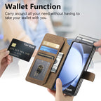 Split Magnetic Wallet Case Cover for Samsung Fold Series