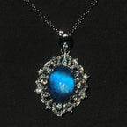 🌊💎 Ocean's Soul Blue Sapphire Necklace - Wear the Magic of Moonlit Seas 💎🌊