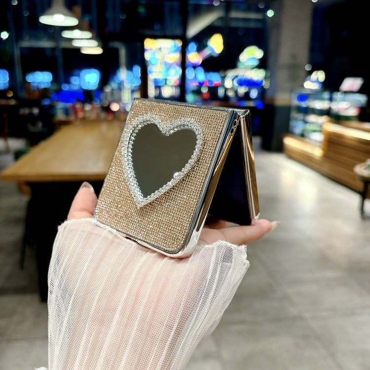 Love Mirror Case Cover for Samsung Flip Series