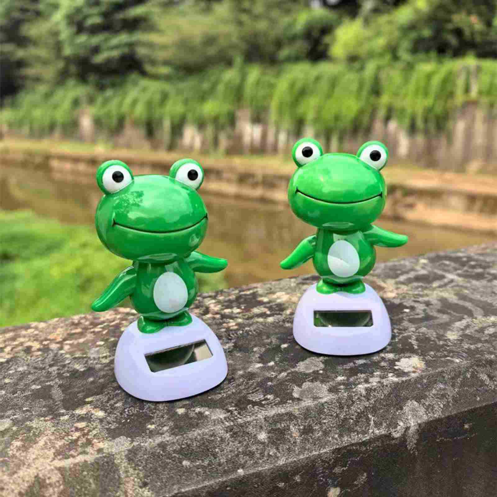 🐸☀️ Meet Your New Happy Buddy! The Solar Wobbling Frog Decor ☀️🐸
