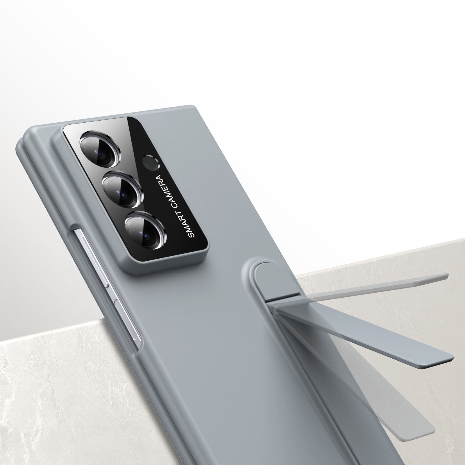 Hidden Folding Stand Frosted Case Cover for Samsung Fold Series