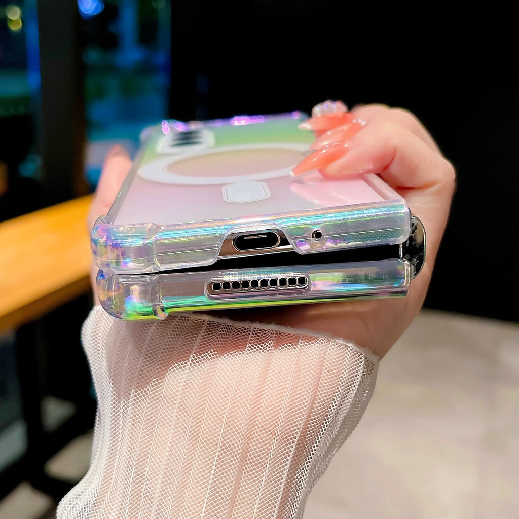 Rainbow Magnets Case Cover for Samsung Flip Fold Serie