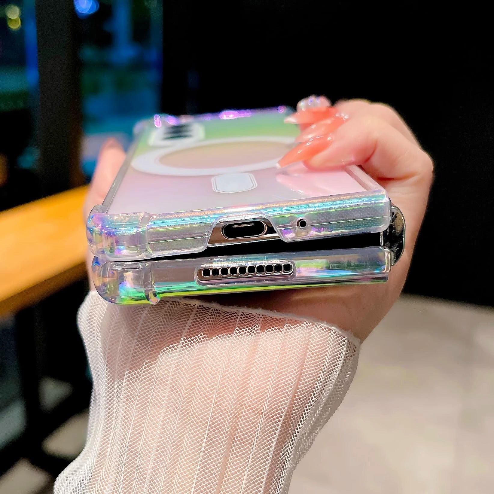 Rainbow Magnets Case Cover for Samsung Flip Fold Serie