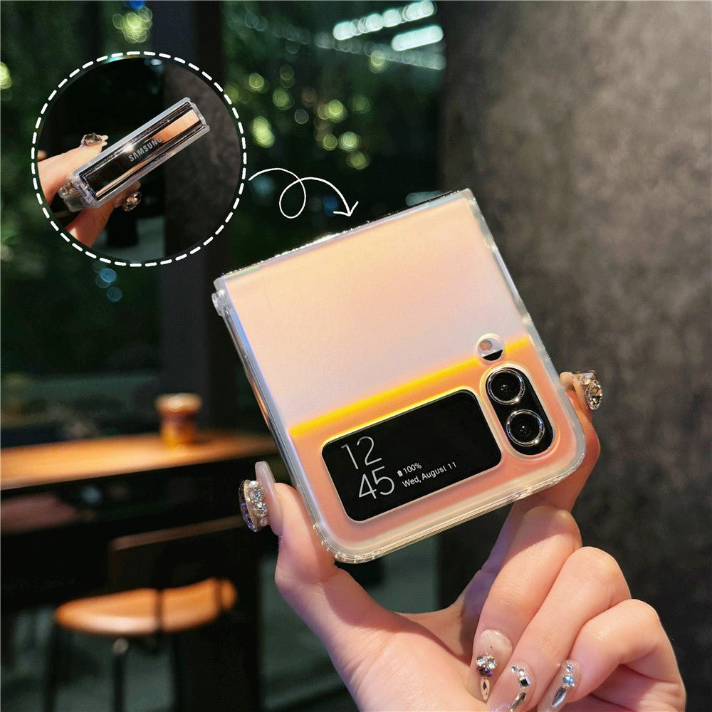 Laser Frosted Magnetic Case Cover for Samsung Flip Serie