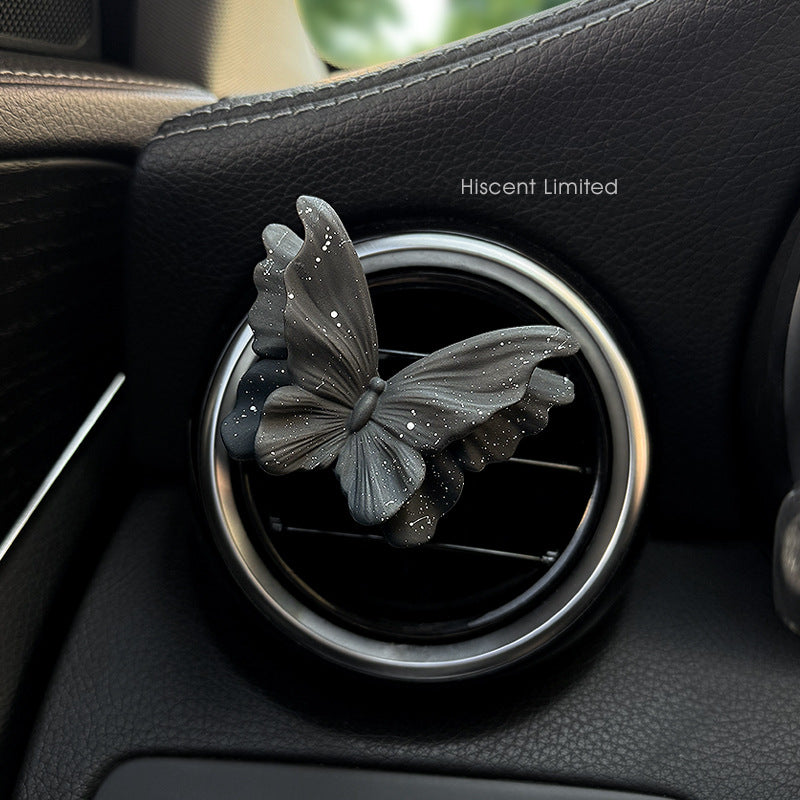 🦋✨ Midnight Bloom Vent Charm - Where Mystical Beauty Meets the Open Road ✨🌙