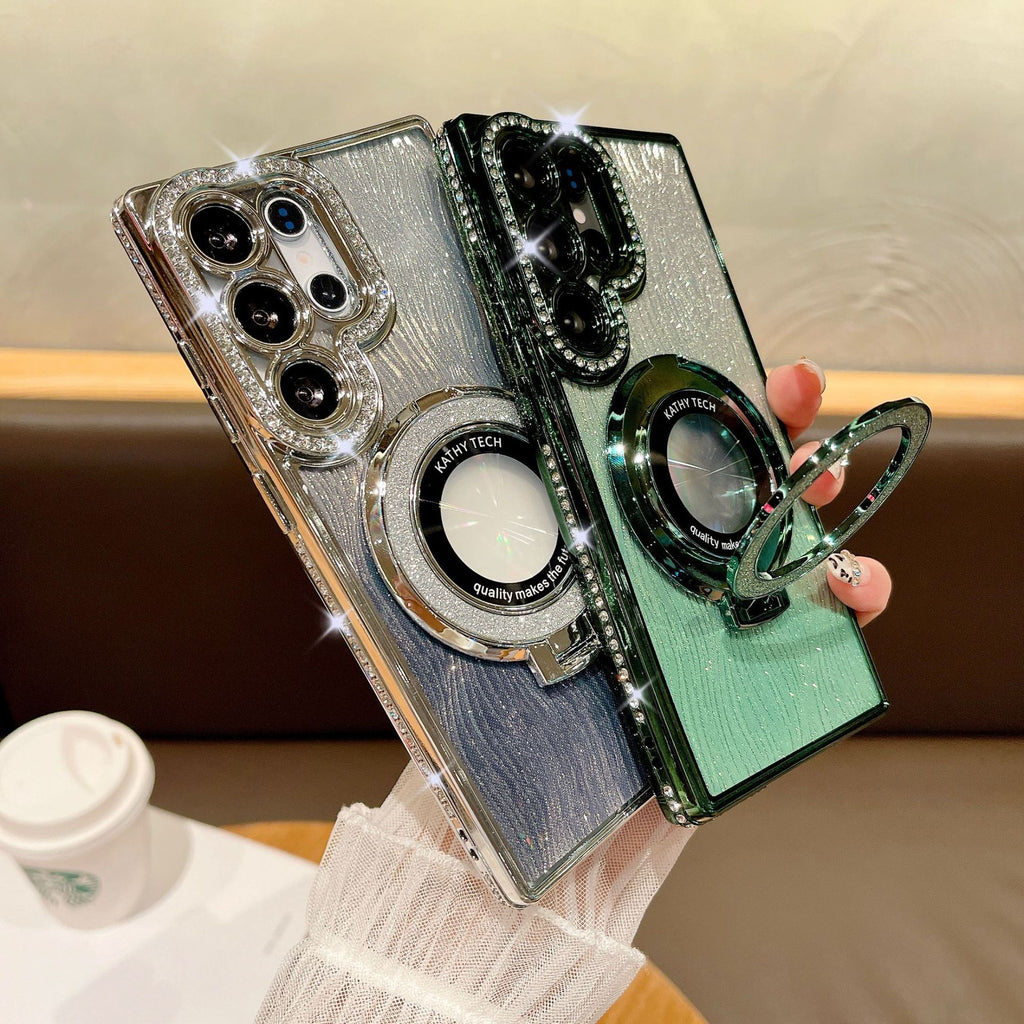 🔥Dazzling Folding Bracket That Sparkles Case Cover for Samsung S Series