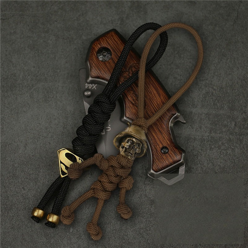 💀✨ Meet Your New Pocket Rebel – The Brass Skeleton Keychain with Soul! ✨💀