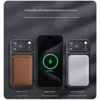 Retro PU Leather Magnetic Phone Case Compatible with iPhone 17 Series, Built‑in Mag‑Safe Magnets, Camera Raised Protection Shockproof Slim Cover