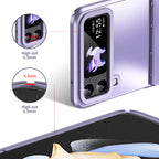 One-piece Metal All-around Protective Case Cover for Samsung Flip Series