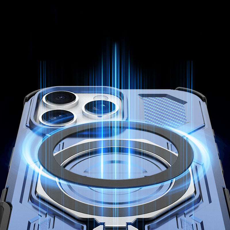 Armored Protective Folding Stand Case Cover for iPhone