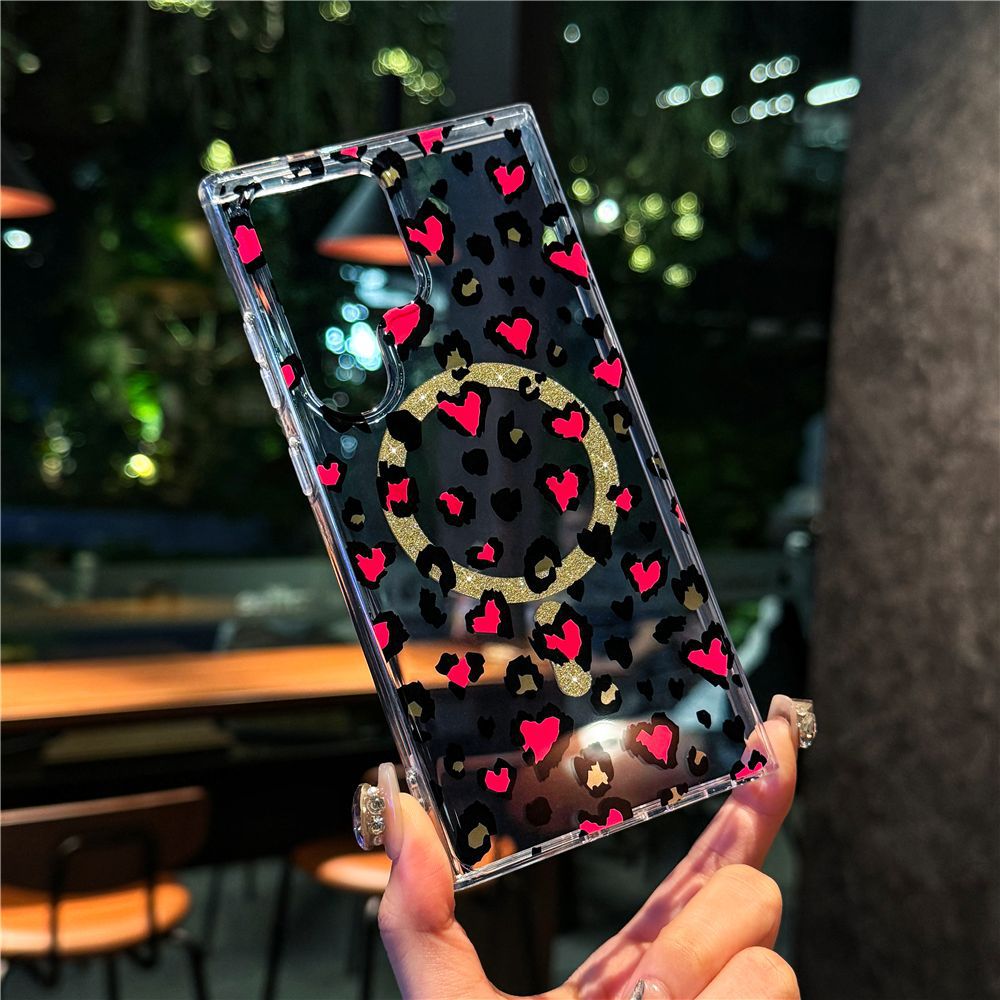Love Magnetic Transparent Case Cover for Samsung S Series