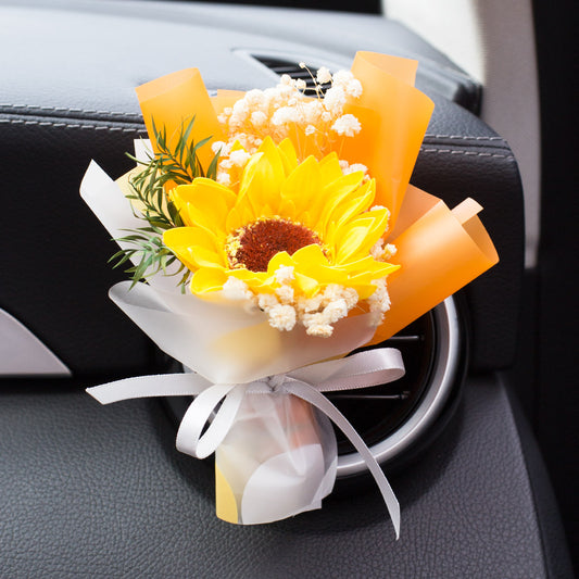 Forever in Bloom - Mini Vent Flower Bouquet Car Decor