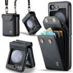 Leather Wallet Lanyard Case Cover for Samsung Flip Serie