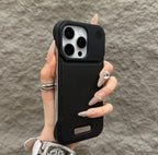 Metal Leather Aroma Case Cover for iPhone