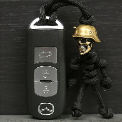 💀✨ Meet Your New Pocket Rebel – The Brass Skeleton Keychain with Soul! ✨💀