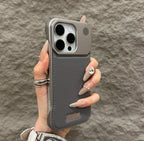 Metal Leather Aroma Case Cover for iPhone