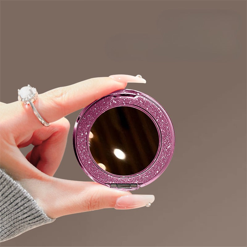 ✨💖 Sparkle & Shine - The Ultimate Girl's Phone Stand with Mirror 💖✨