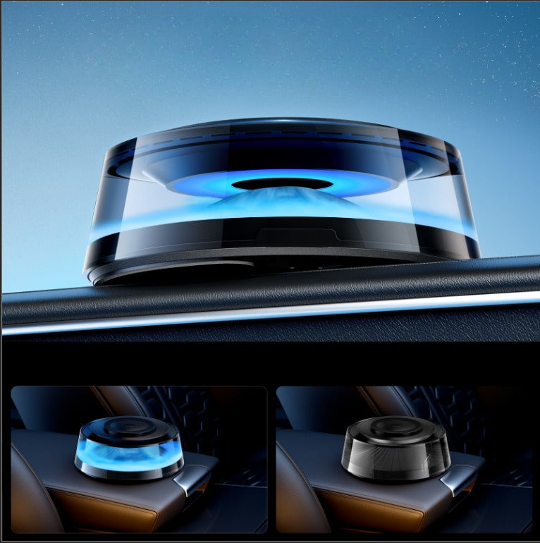 Car Aromatherapy Ambient Light with Magnetic Charging and Bluetooth Speaker Functionality