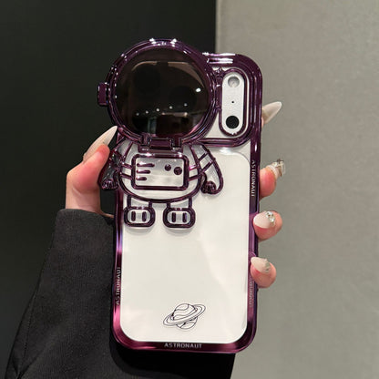 Astronaut Lens Full-Coverage Foldable Stand Case for iPhone - Buy 2: FREE SHIPPING🛫 & 40% OFF 2nd🔥