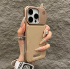 Metal Leather Aroma Case Cover for iPhone