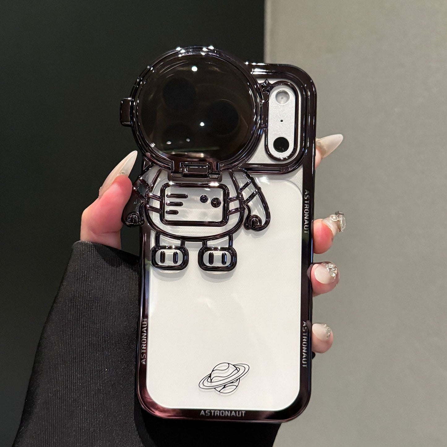 Astronaut Lens Full-Coverage Foldable Stand Case for iPhone - Buy 2: FREE SHIPPING🛫 & 40% OFF 2nd🔥