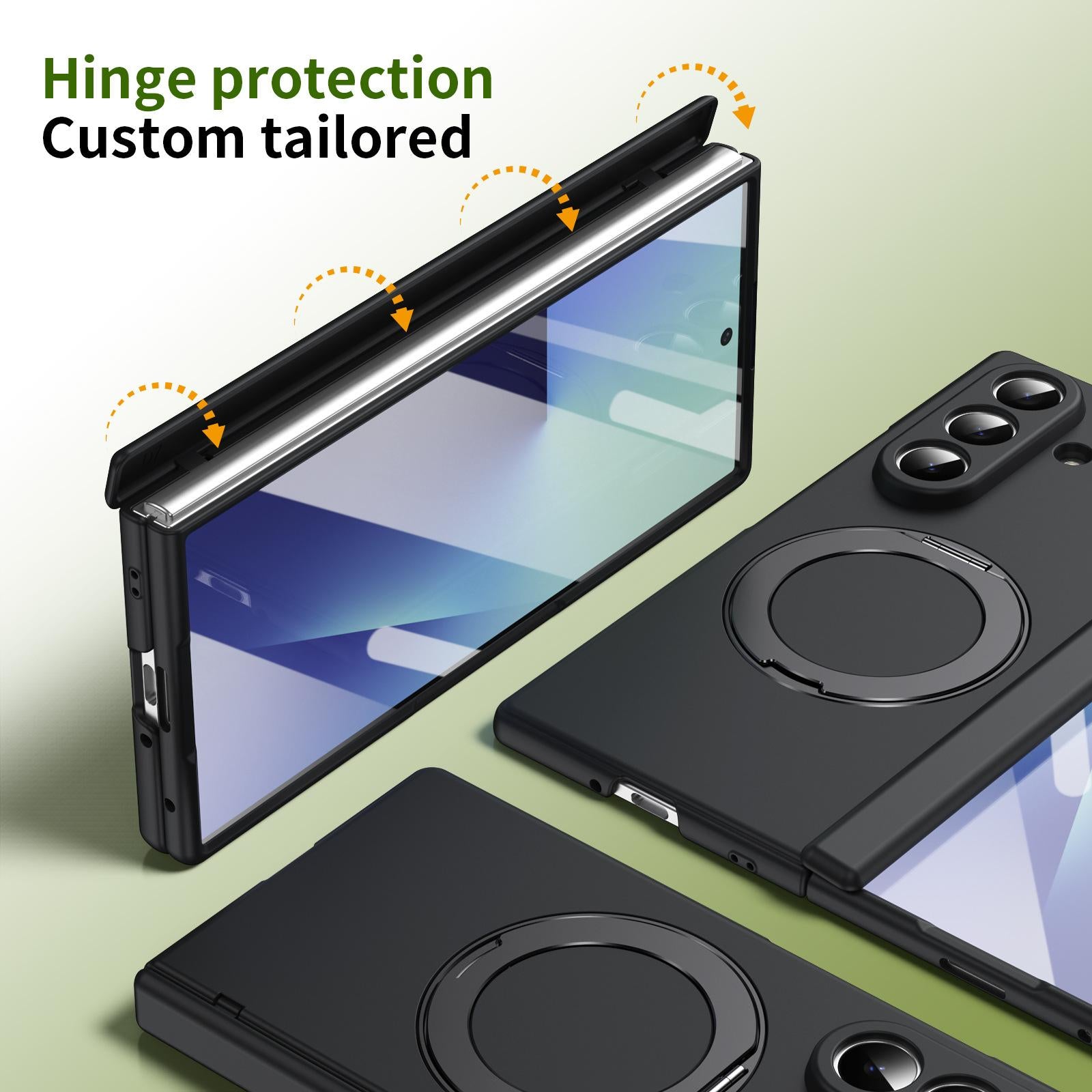 360° Rotating Stand Hinge Protection Magnetic Case for Samsung Galaxy Z Fold Series