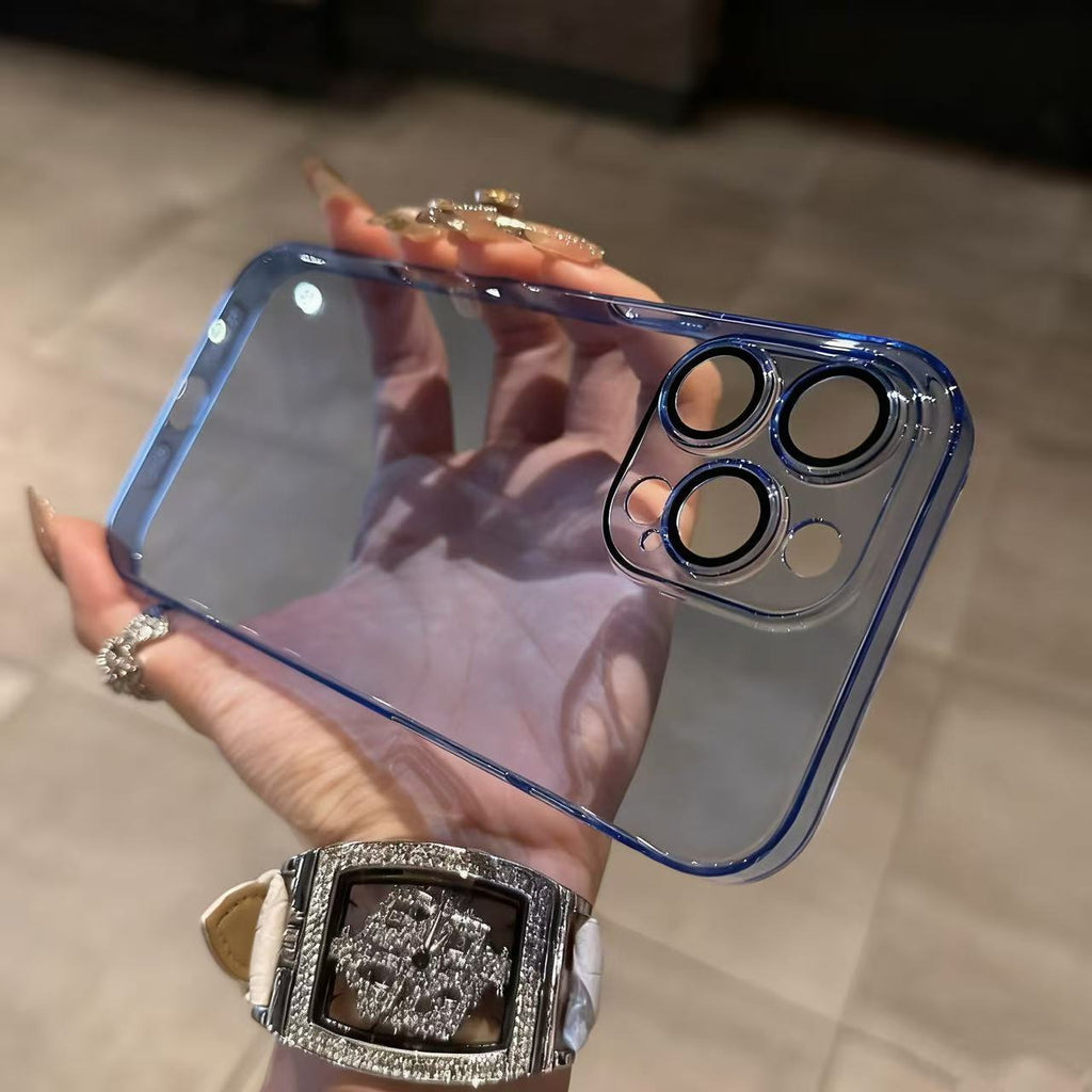 Translucent PC Anti-oxidation Case Cover for iPhone