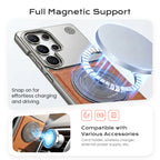 Premium Leather MagSafe Samsung Galaxy Case with 360° Ring Stand