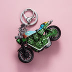 🏍️✨ REV UP YOUR KEYS! The Realistic Rolling Motorcycle Keychain ✨🏍️