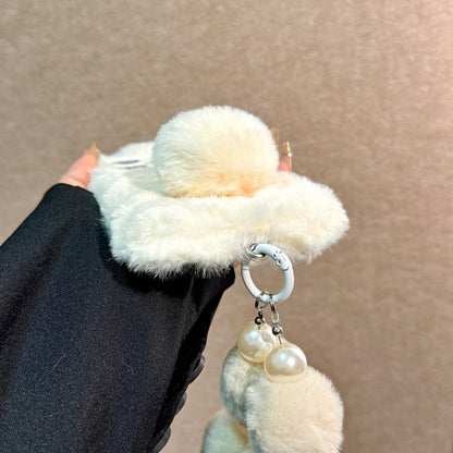 Plush Rabbit iPhone Case - Includes a Free Plush Bracelet