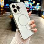 Frosted Electroplated Frame Case Cover for iPhone