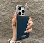 Metal Leather Aroma Case Cover for iPhone