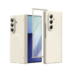 Satin-Finish Magnetic Hinge Screen-Covering Case Cover for Samusng Fold Series