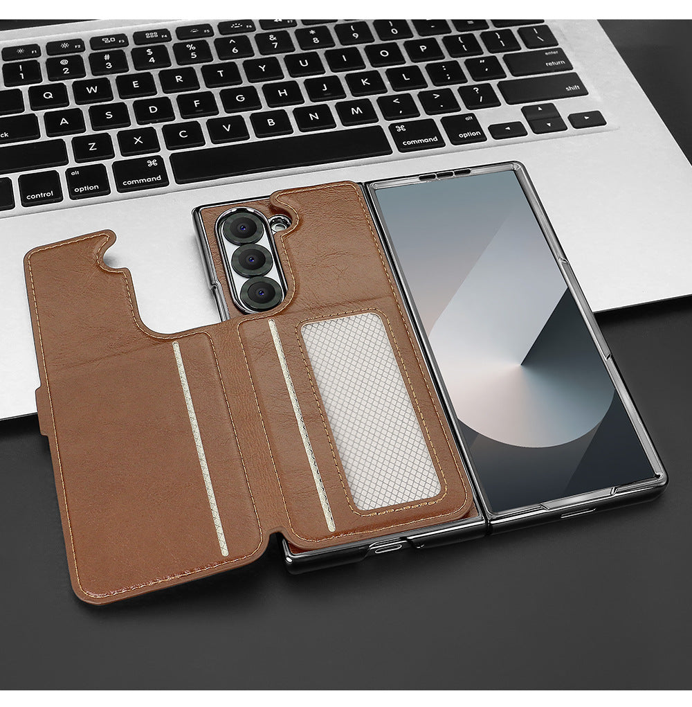 Removable Magnetic Wallet Case Cover for Samsung Fold Series