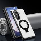 Hinged Full-coverage Protective Leather Case Cover for Samsung Fold Series