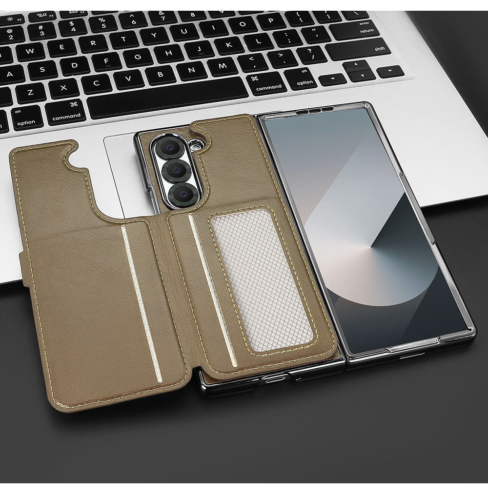 Removable Magnetic Wallet Case Cover for Samsung Fold Series