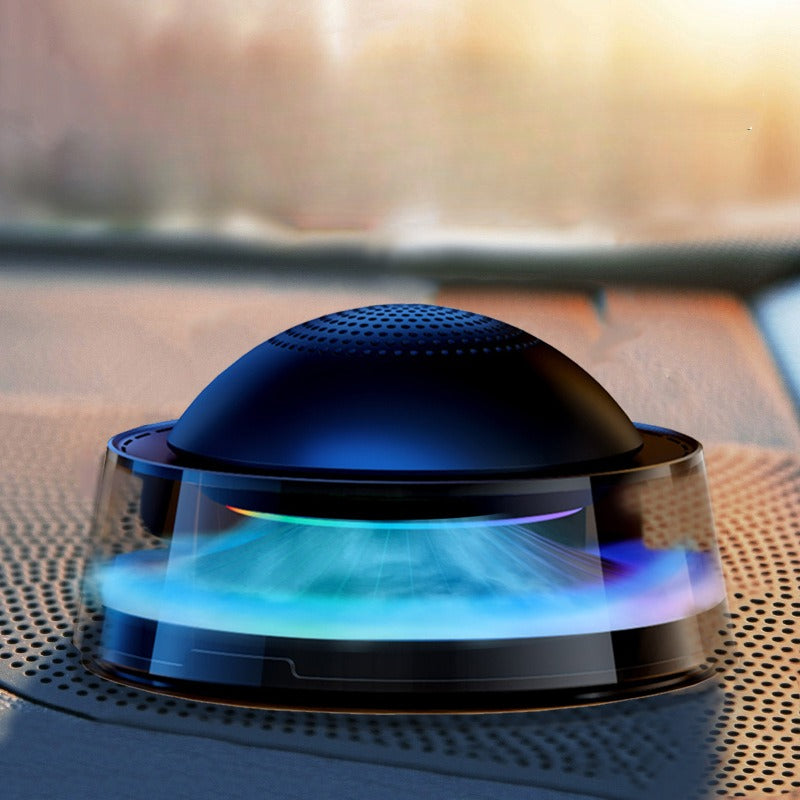 Car Aromatherapy Ambient Light with Magnetic Charging and Bluetooth Speaker Functionality