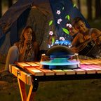 Car Aromatherapy Ambient Light with Magnetic Charging and Bluetooth Speaker Functionality