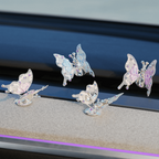 Diamond Butterfly Ornament with Fluttering Wings